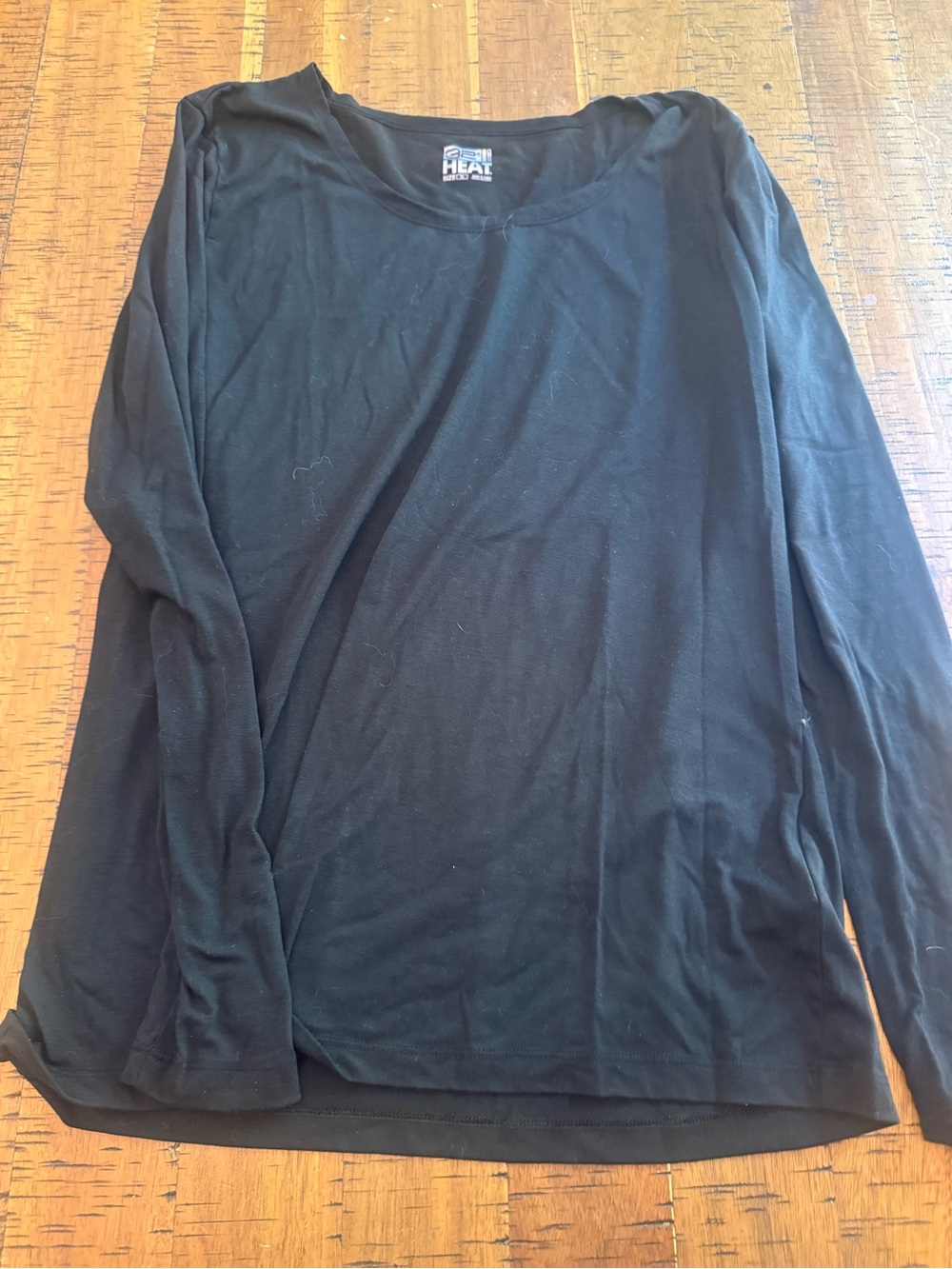 32 Degrees Men's XL Long Sleeve Crew Neck Shirt - Black